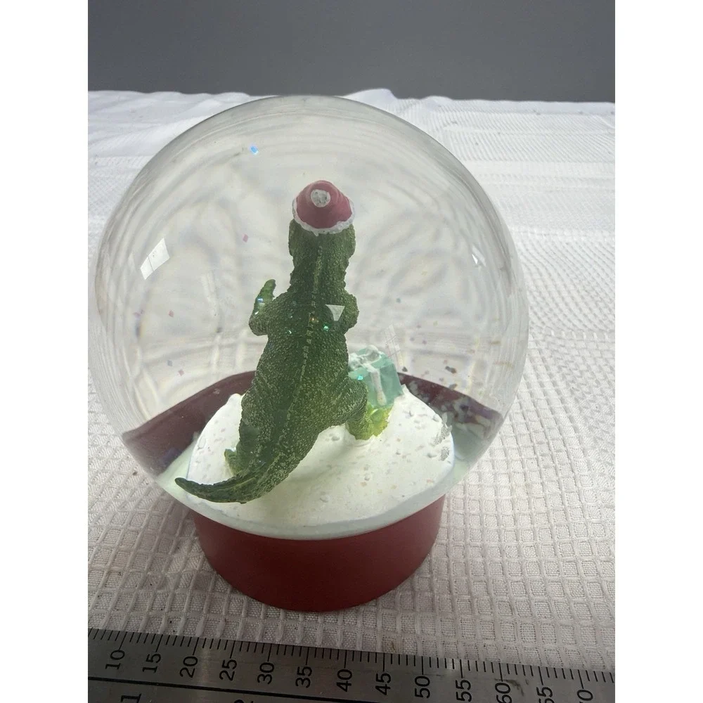 Tyrannosaurus Rex Dinosaur Snow globe T-rex Snowglobe Waterglobe Christmas